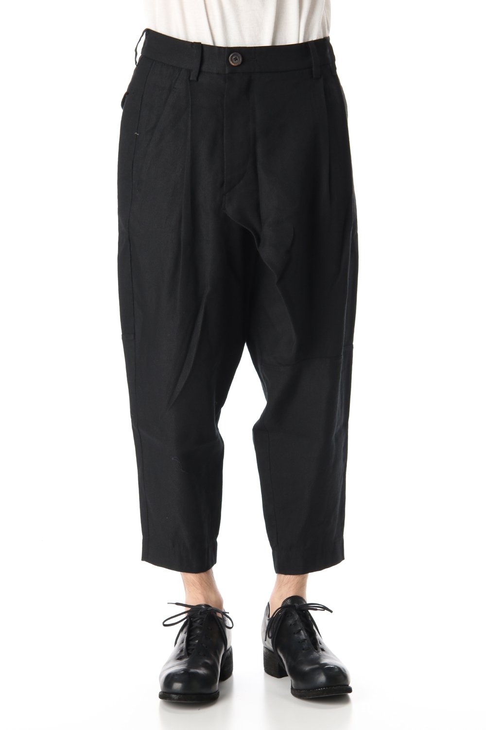 Asymmetric Cropped Pants