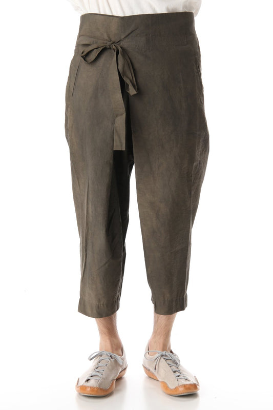 Asymmetry Cropped Thai pants