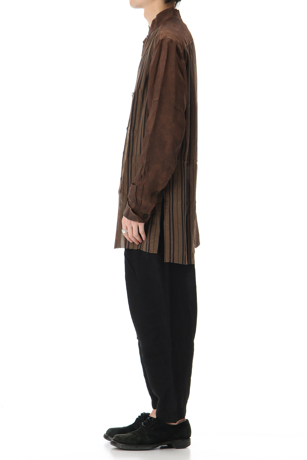 Asymmetry Tuck Pants