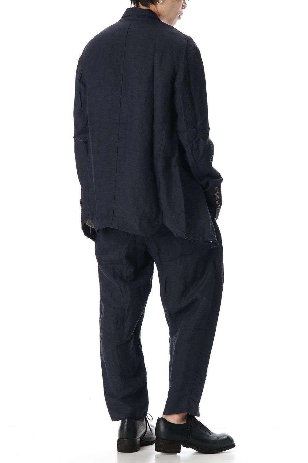 Linen Viscose Cropped Pants