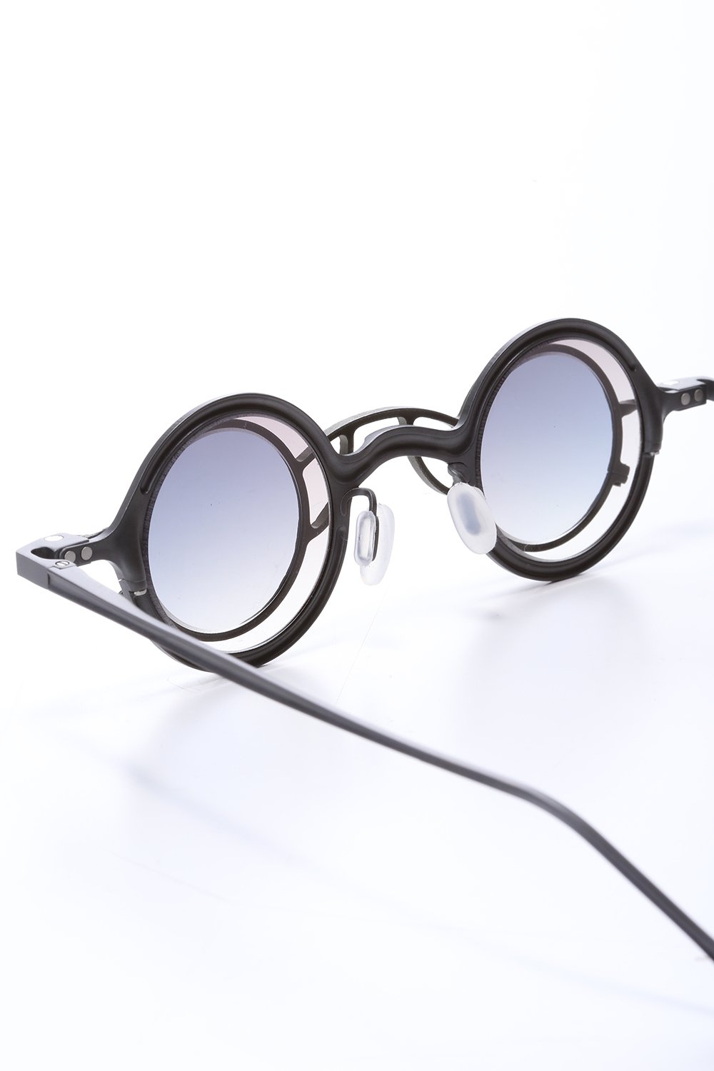 ZIGGY CHEN x RIGARDS Sterling Silver Frame Round sunglasses