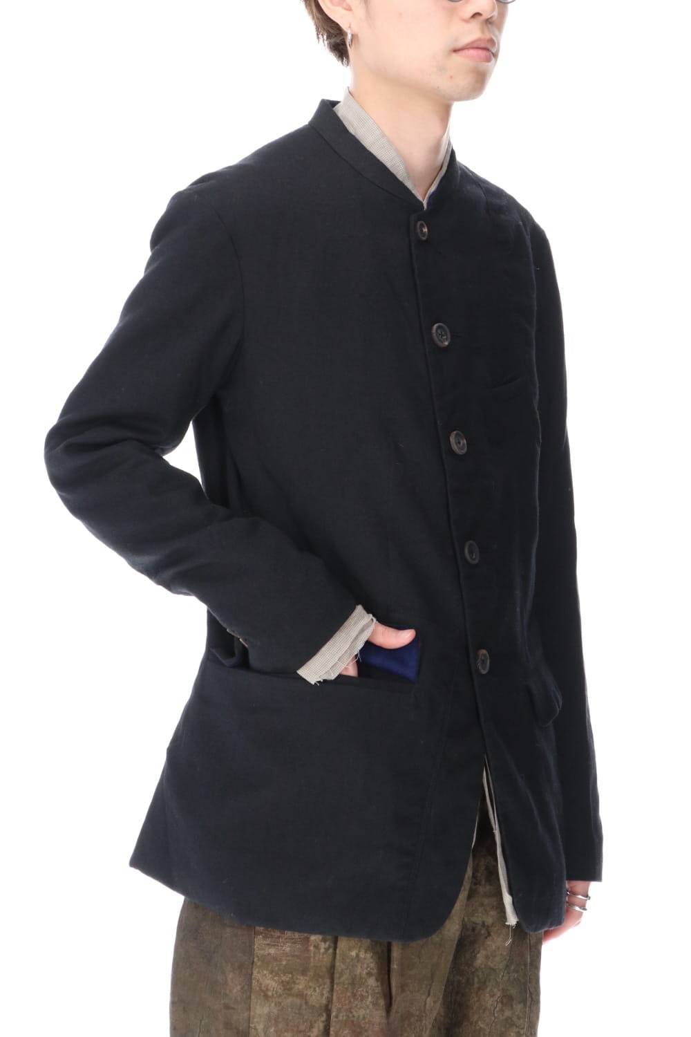 Virgin Wool Silk 5B JACKET