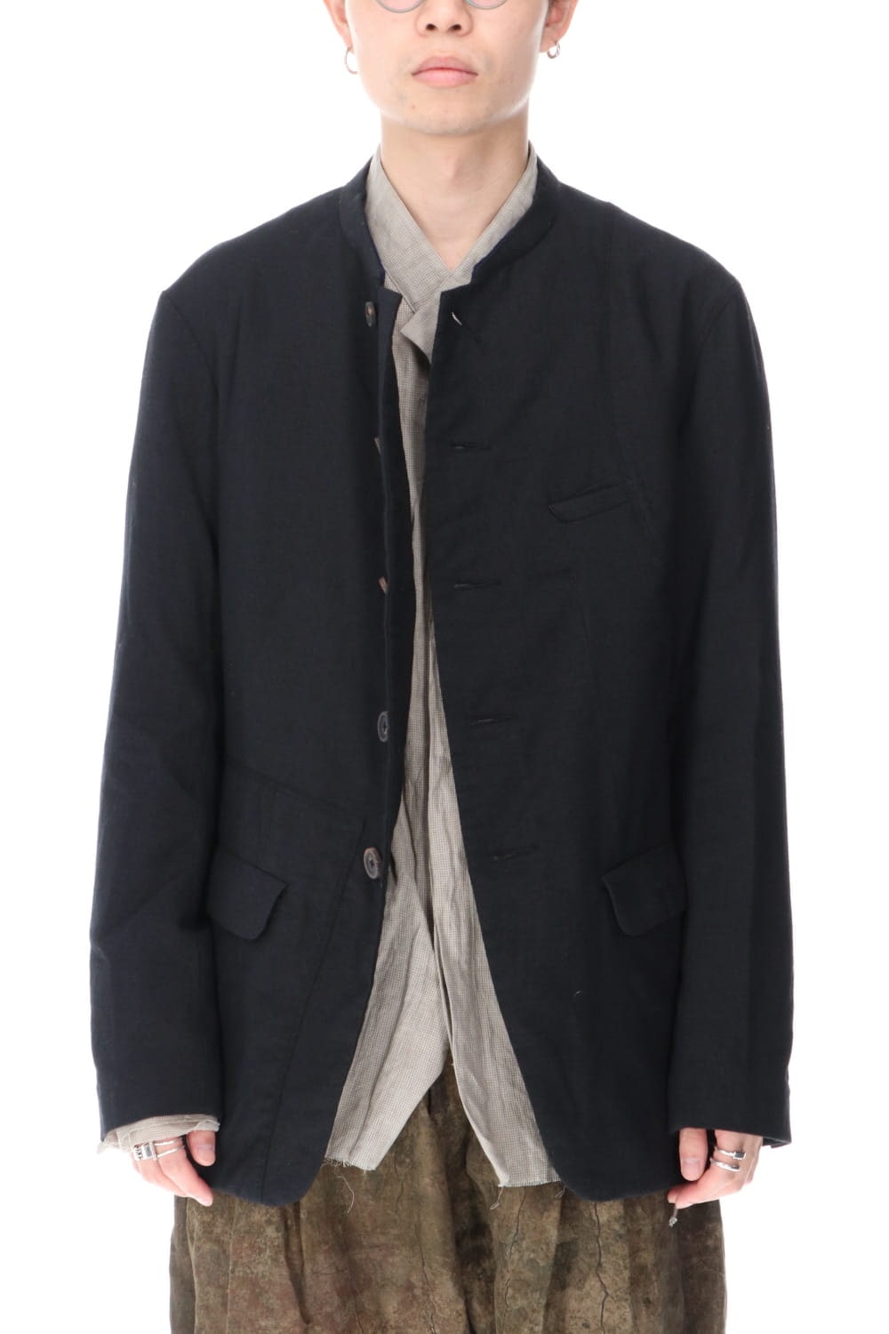 Virgin Wool Silk 5B JACKET