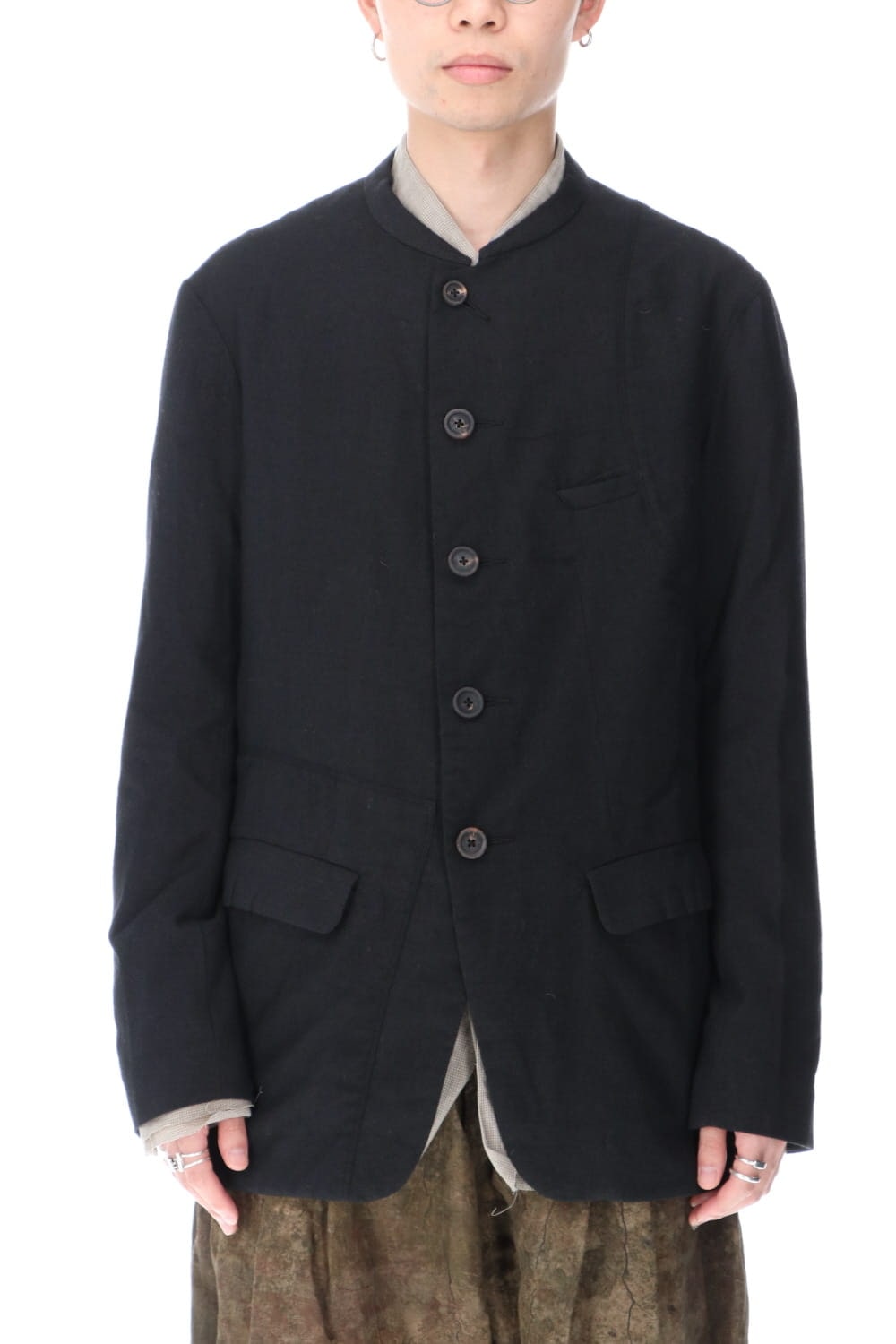 Virgin Wool Silk 5B JACKET