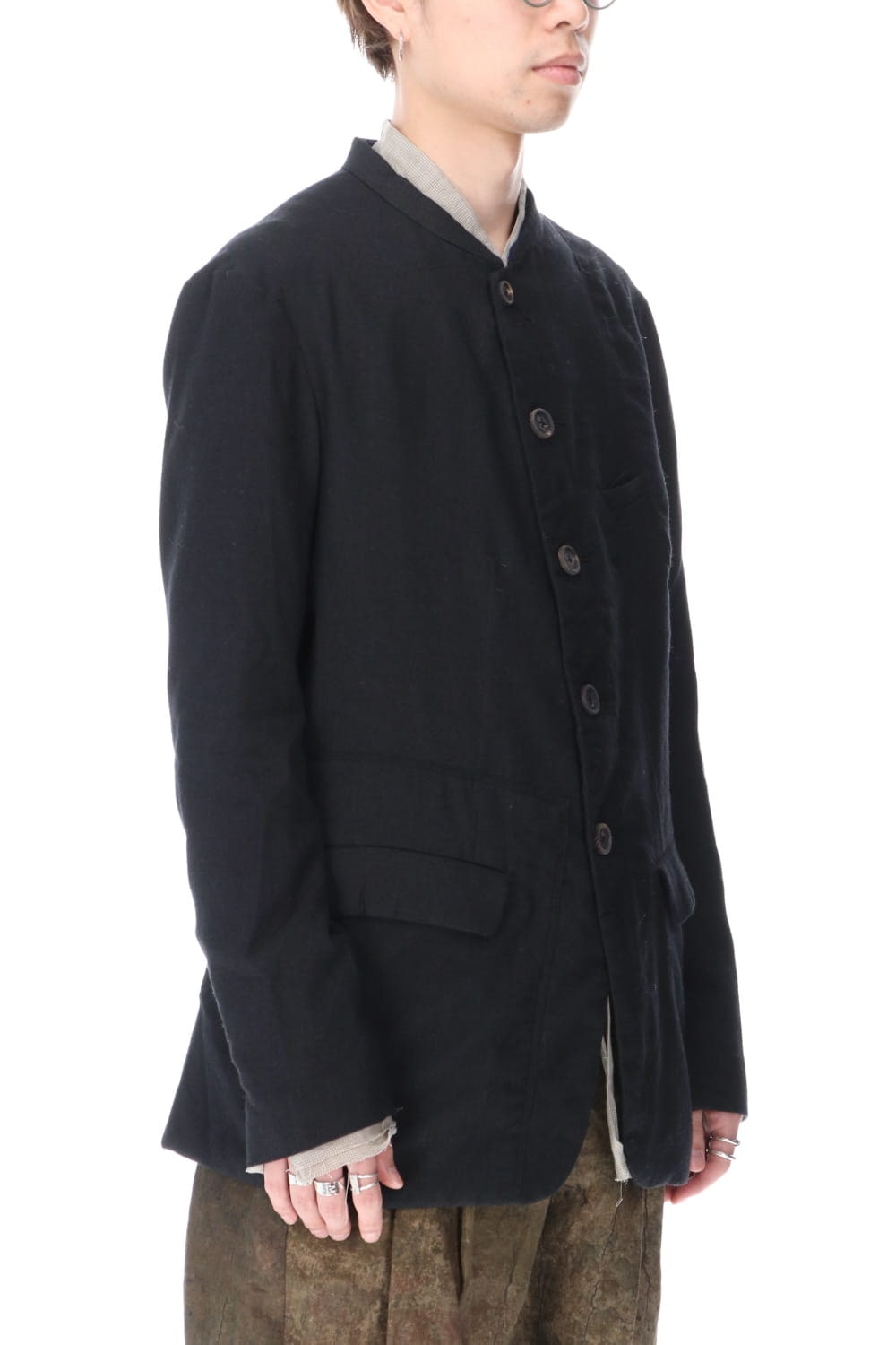 Virgin Wool Silk 5B JACKET