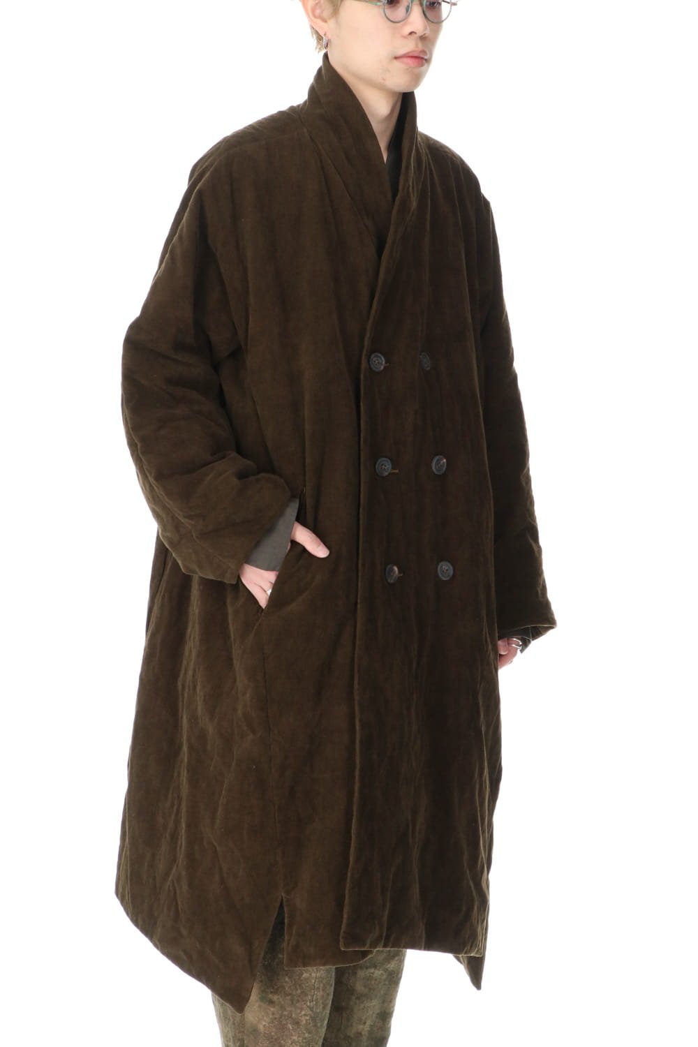 Corduroy Double Down Coat