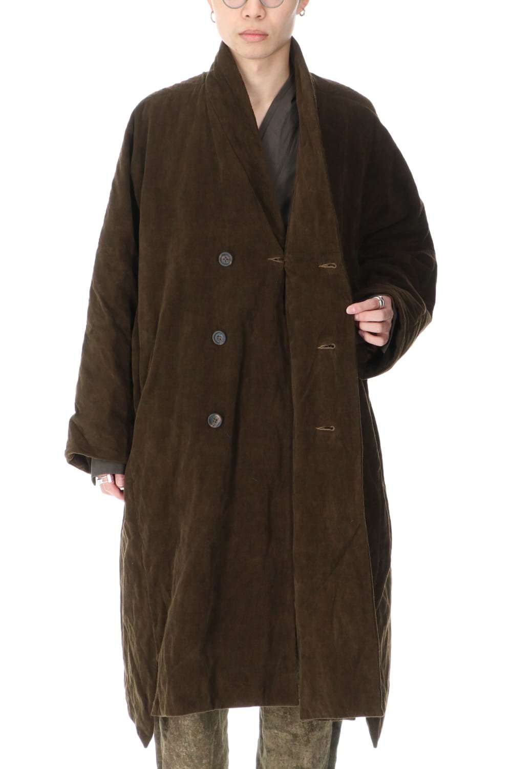 Corduroy Double Down Coat