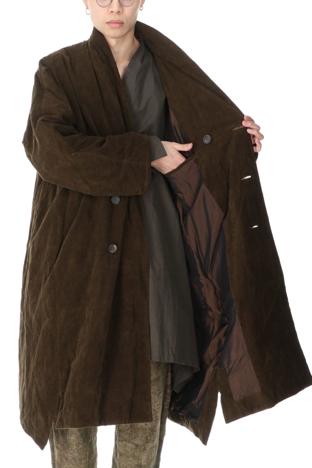 Corduroy Double Down Coat