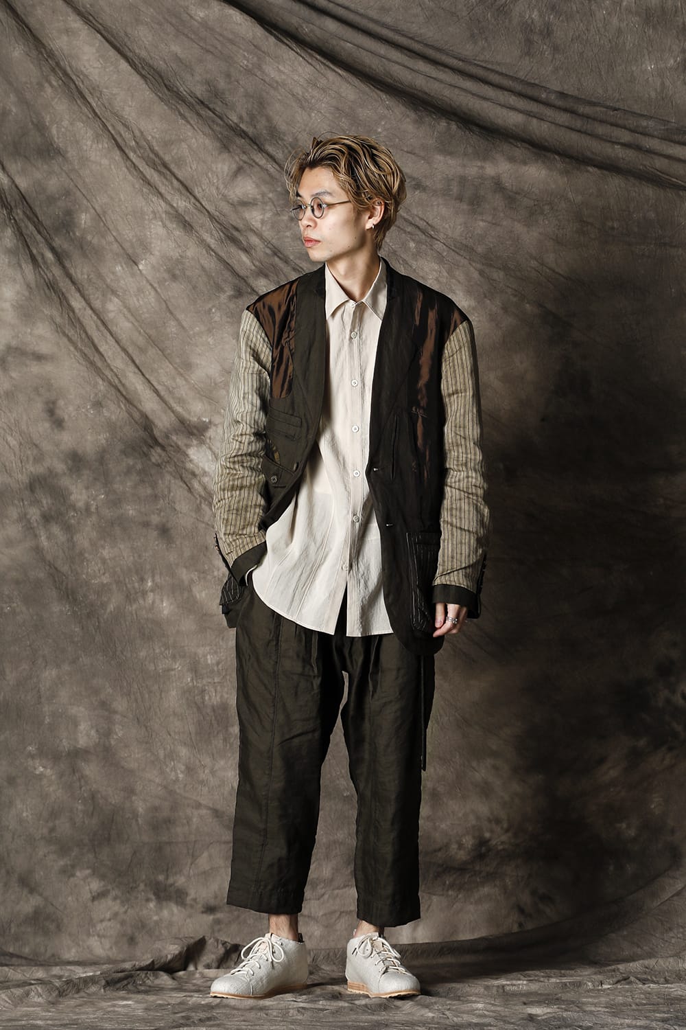 ルーズフィット リバーシブル ブレザー