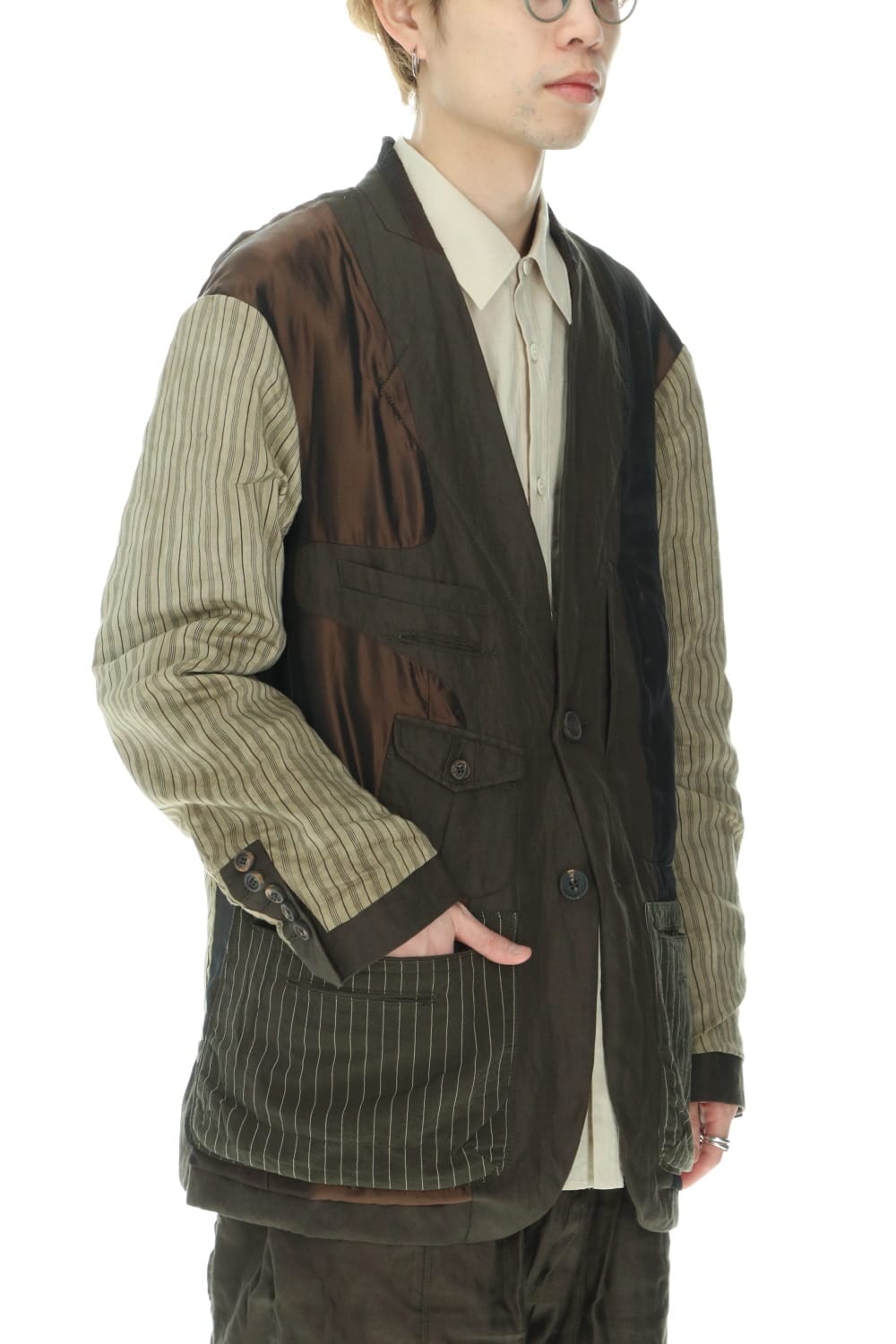 ルーズフィット リバーシブル ブレザー