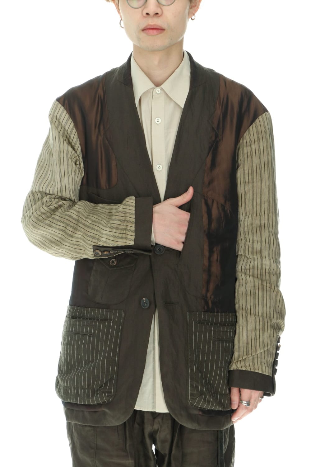 ルーズフィット リバーシブル ブレザー