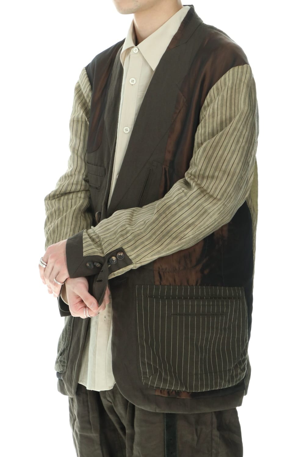 ルーズフィット リバーシブル ブレザー