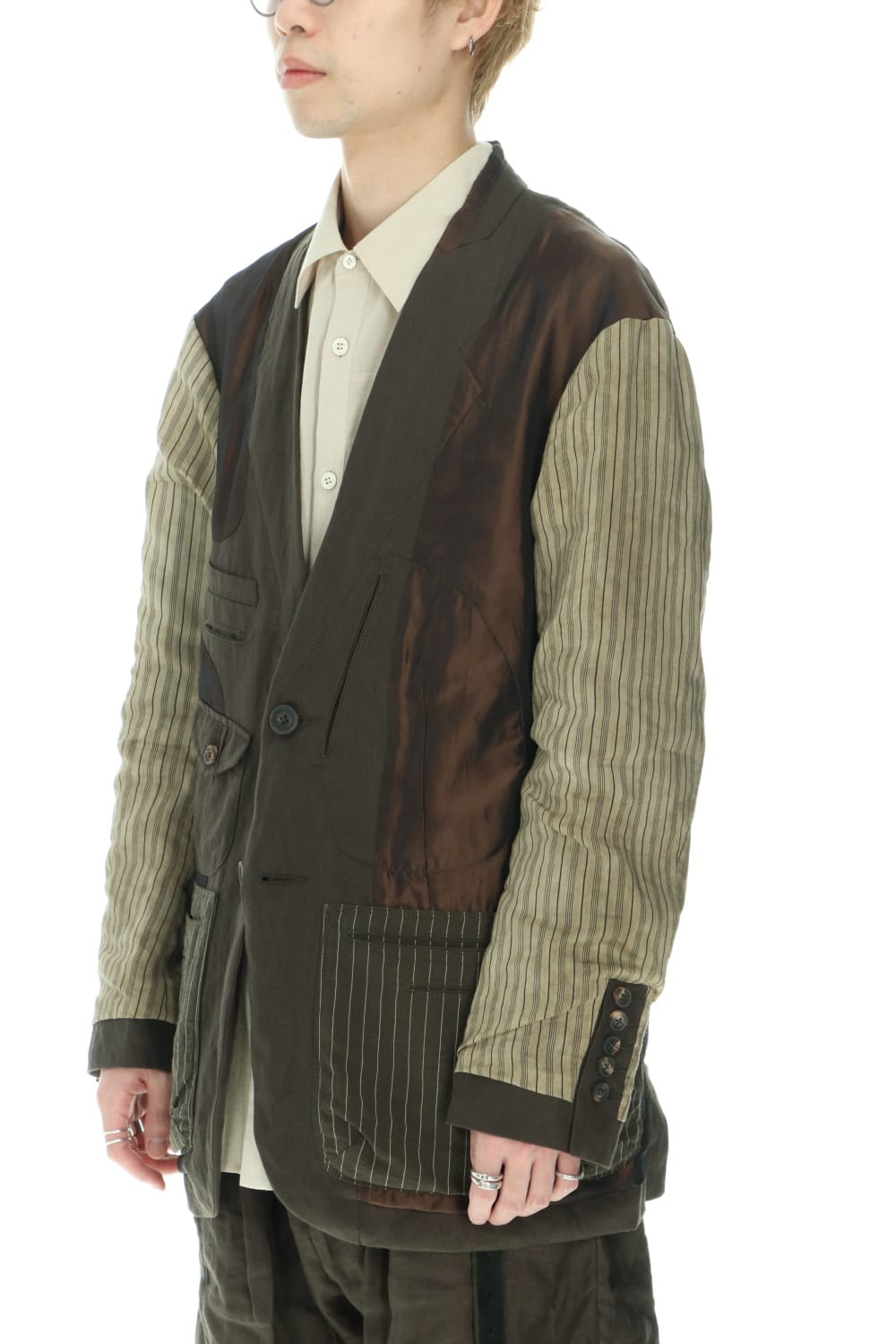 ルーズフィット リバーシブル ブレザー