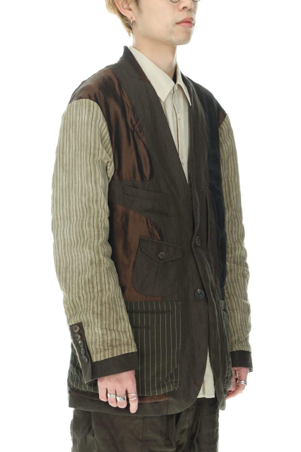 ルーズフィット リバーシブル ブレザー