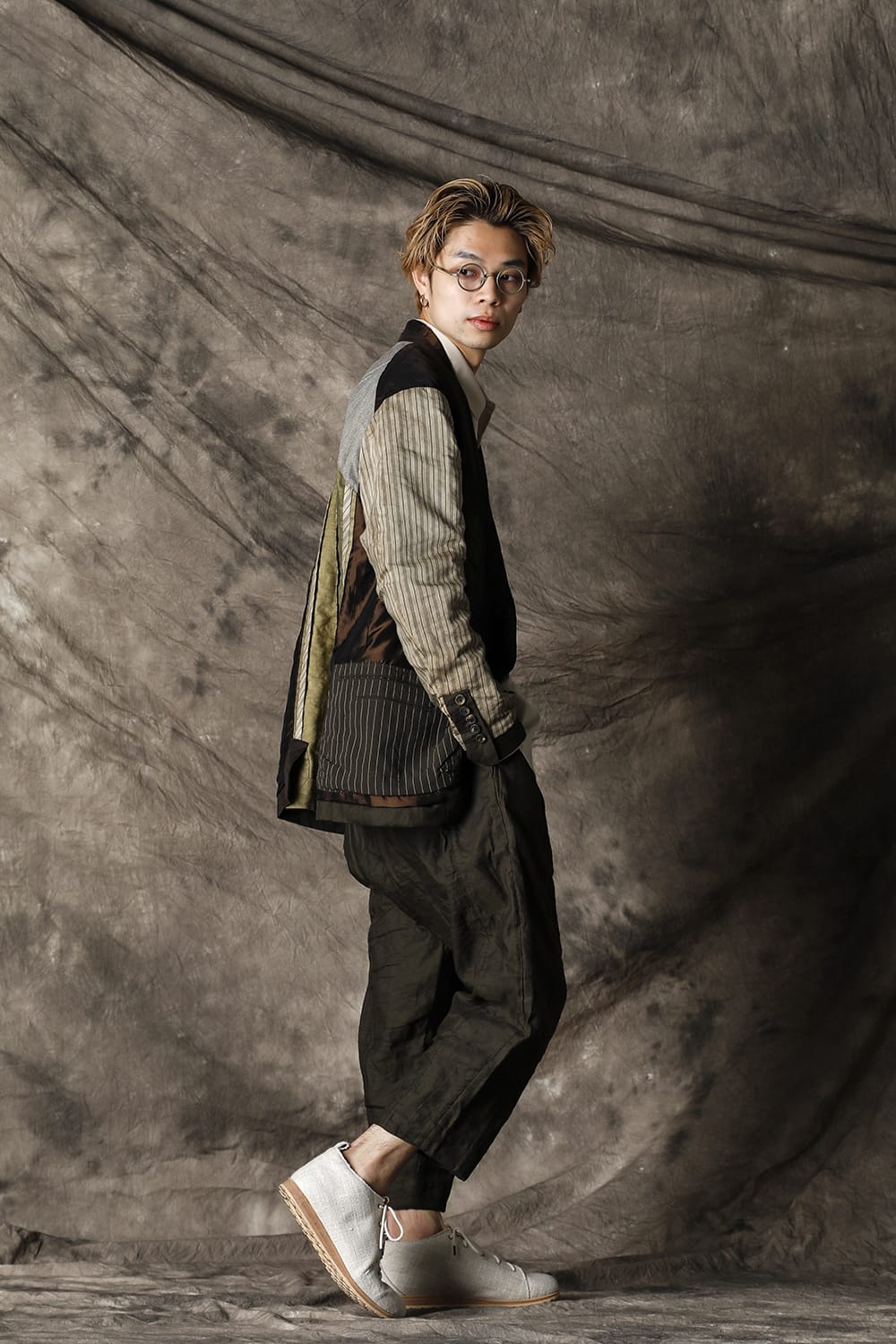 ルーズフィット リバーシブル ブレザー