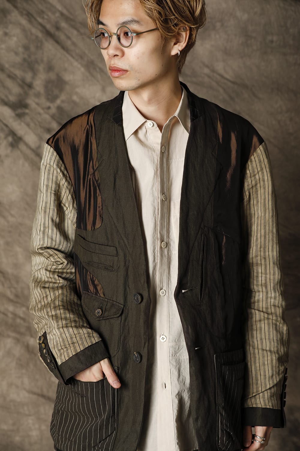 ルーズフィット リバーシブル ブレザー