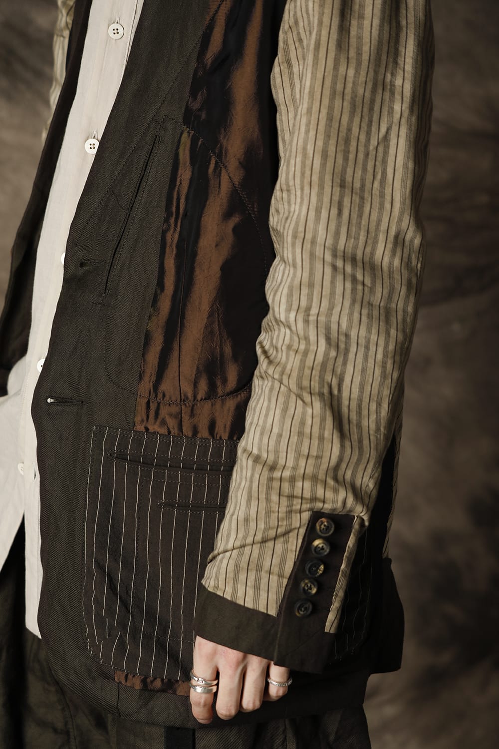 ルーズフィット リバーシブル ブレザー