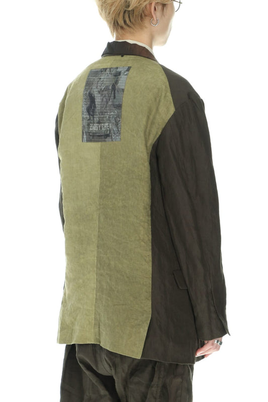 ルーズフィット リバーシブル ブレザー