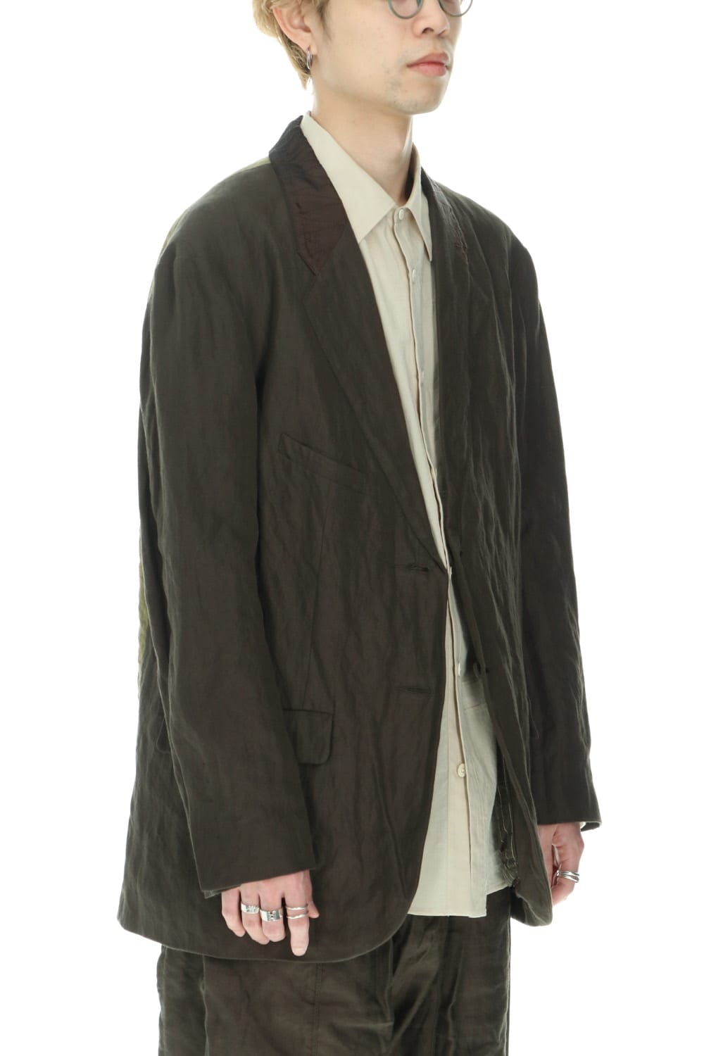 ルーズフィット リバーシブル ブレザー