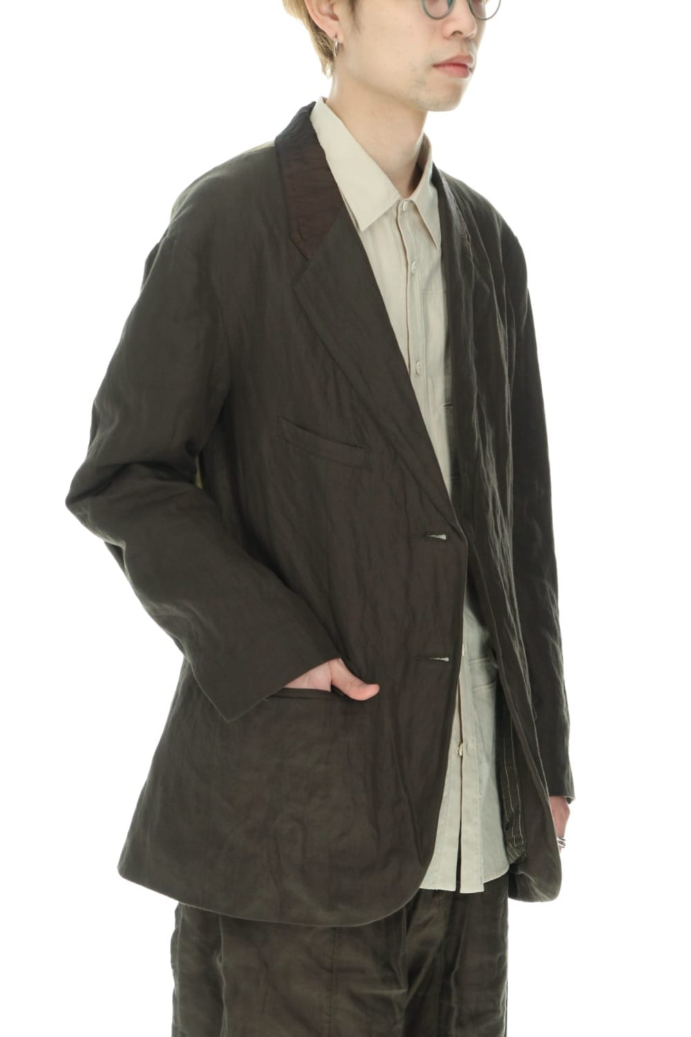 ルーズフィット リバーシブル ブレザー