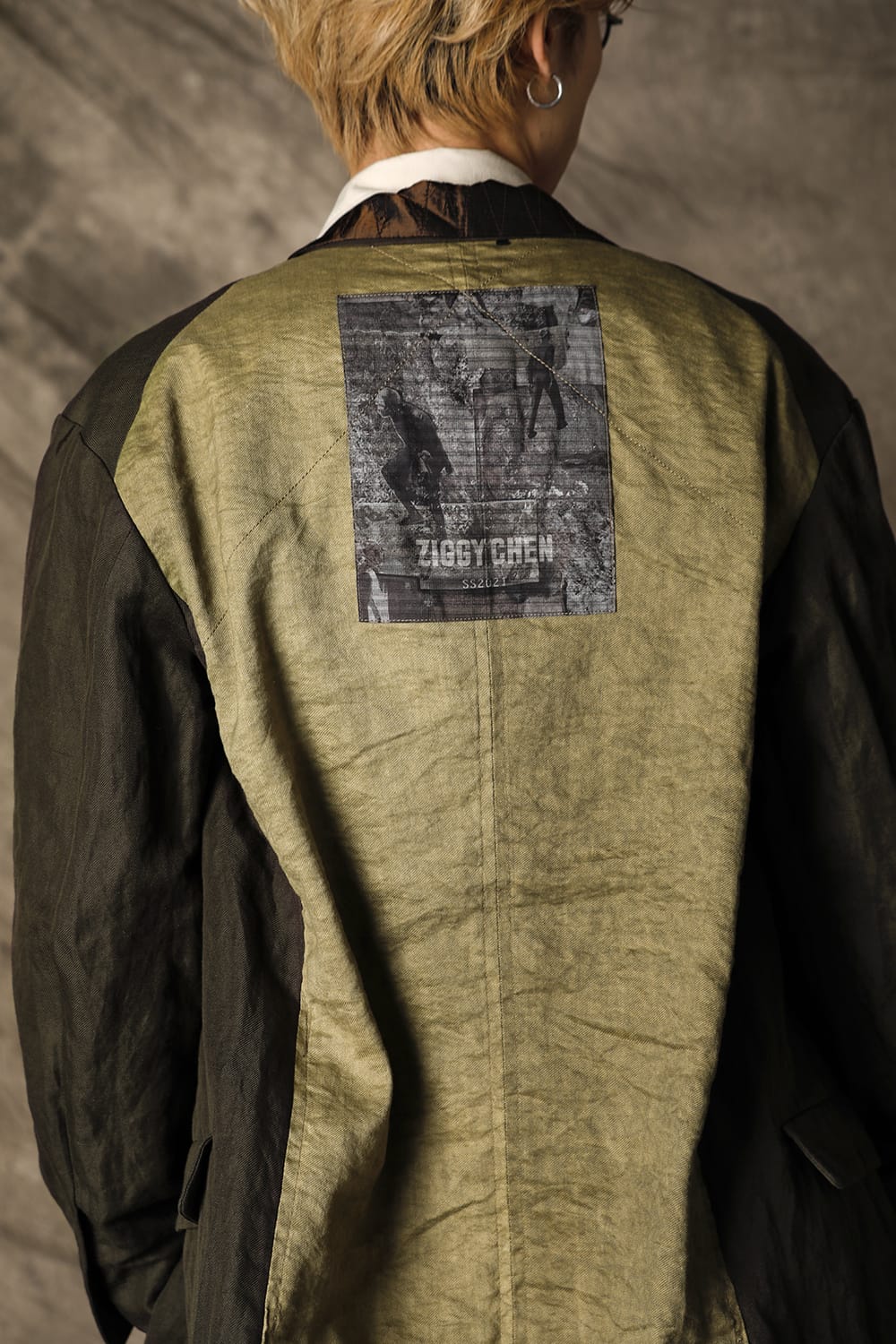 ルーズフィット リバーシブル ブレザー