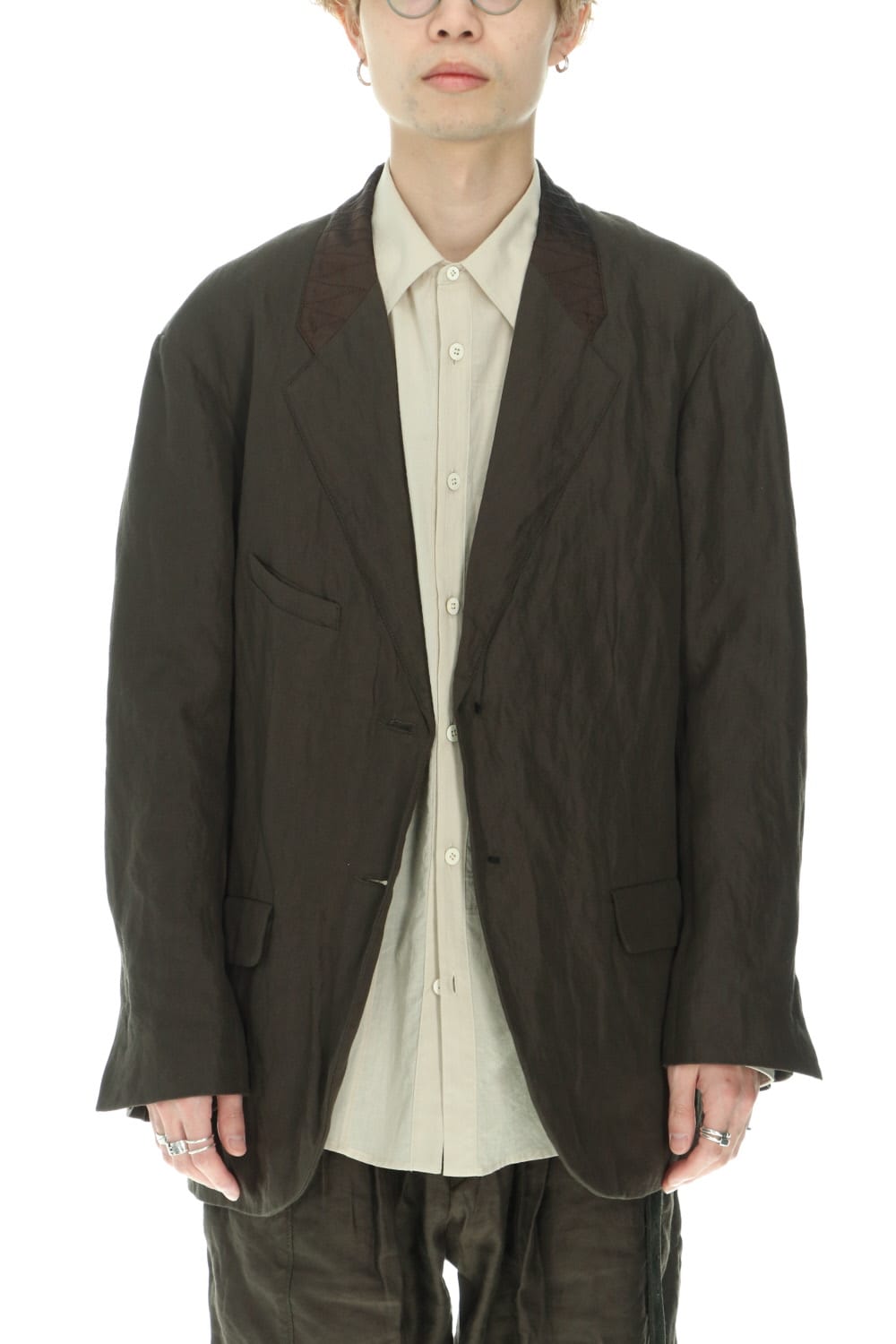 ルーズフィット リバーシブル ブレザー