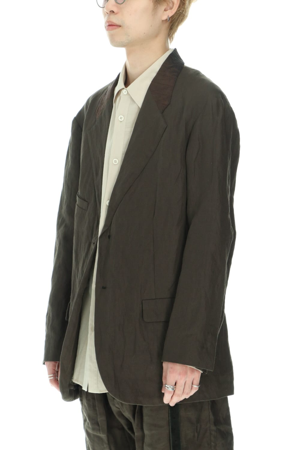 ルーズフィット リバーシブル ブレザー