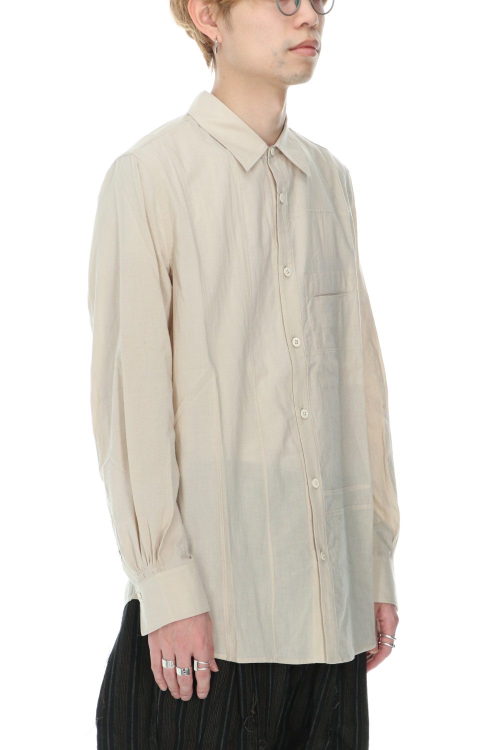 Separated Front Panel shirt