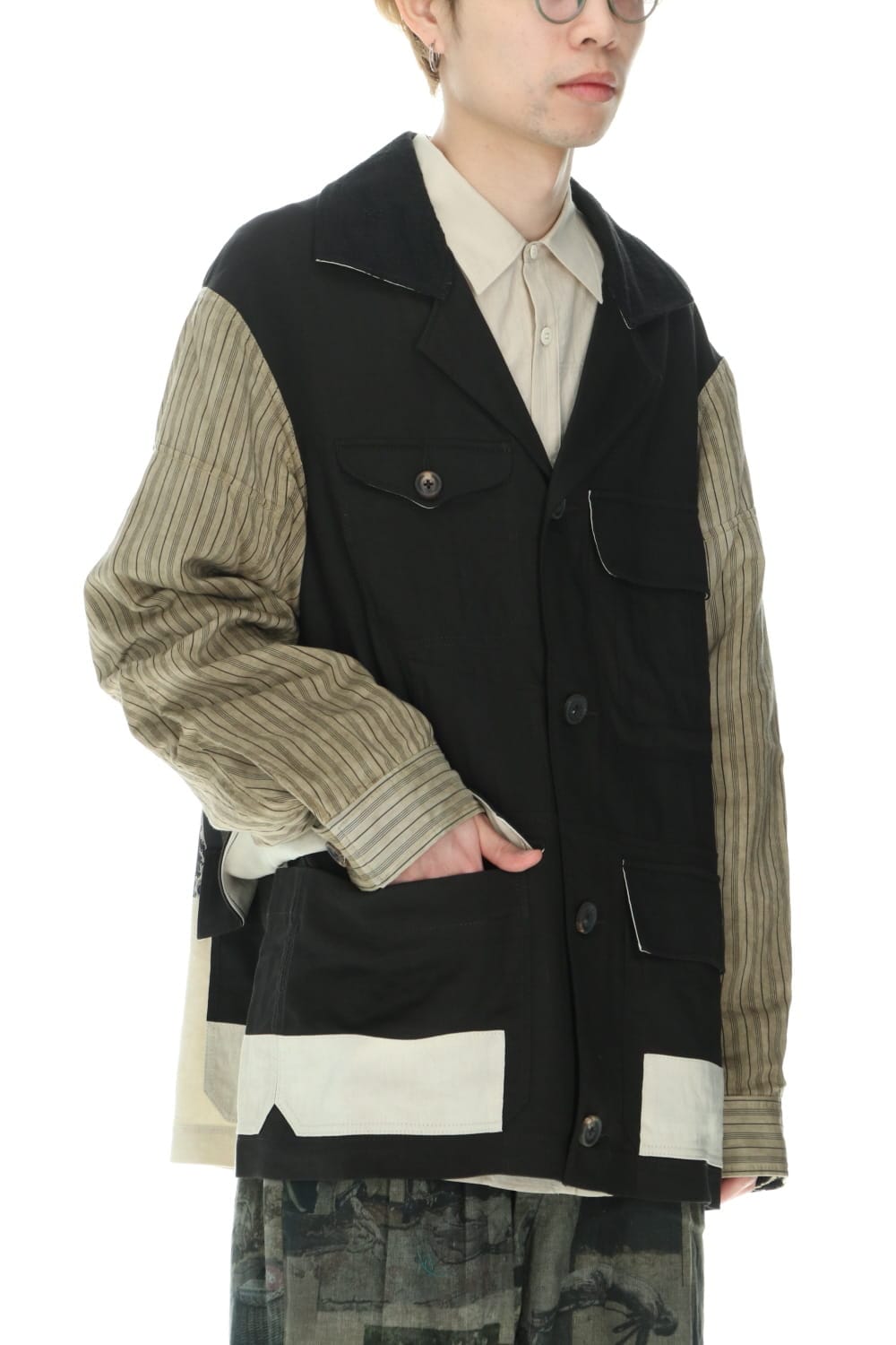 Inside out Loose fit Safari jacket