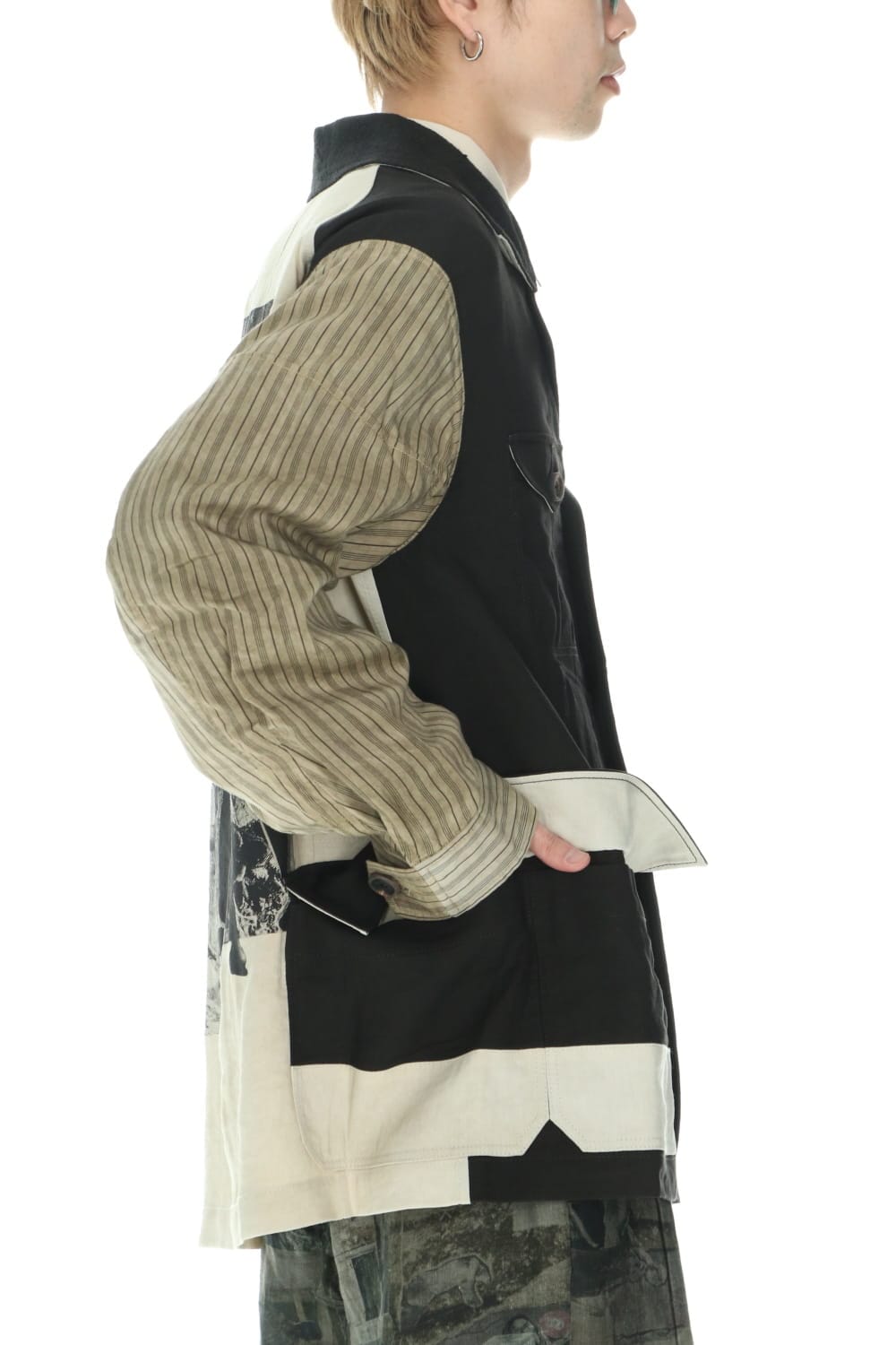 Inside out Loose fit Safari jacket