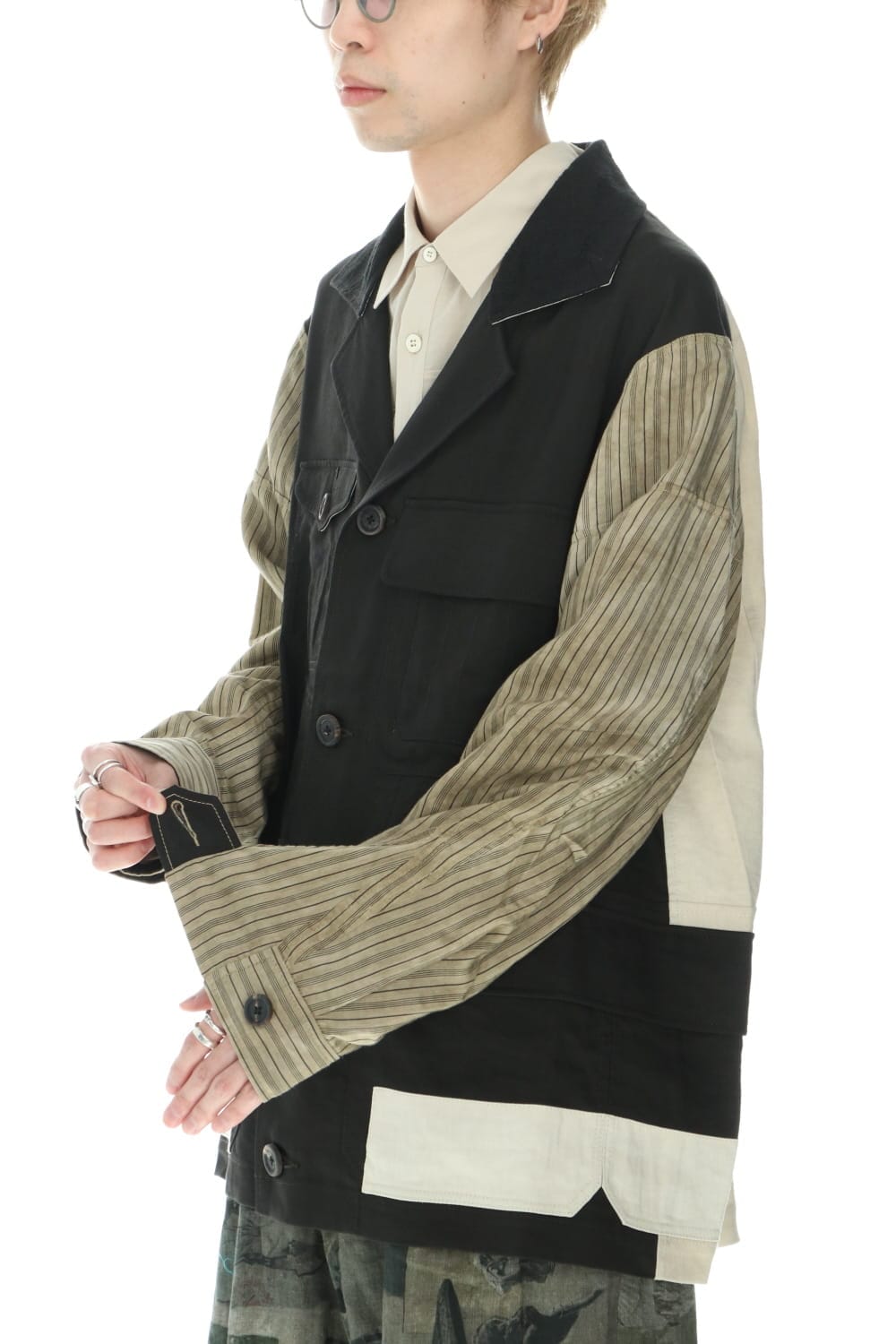 Inside out Loose fit Safari jacket