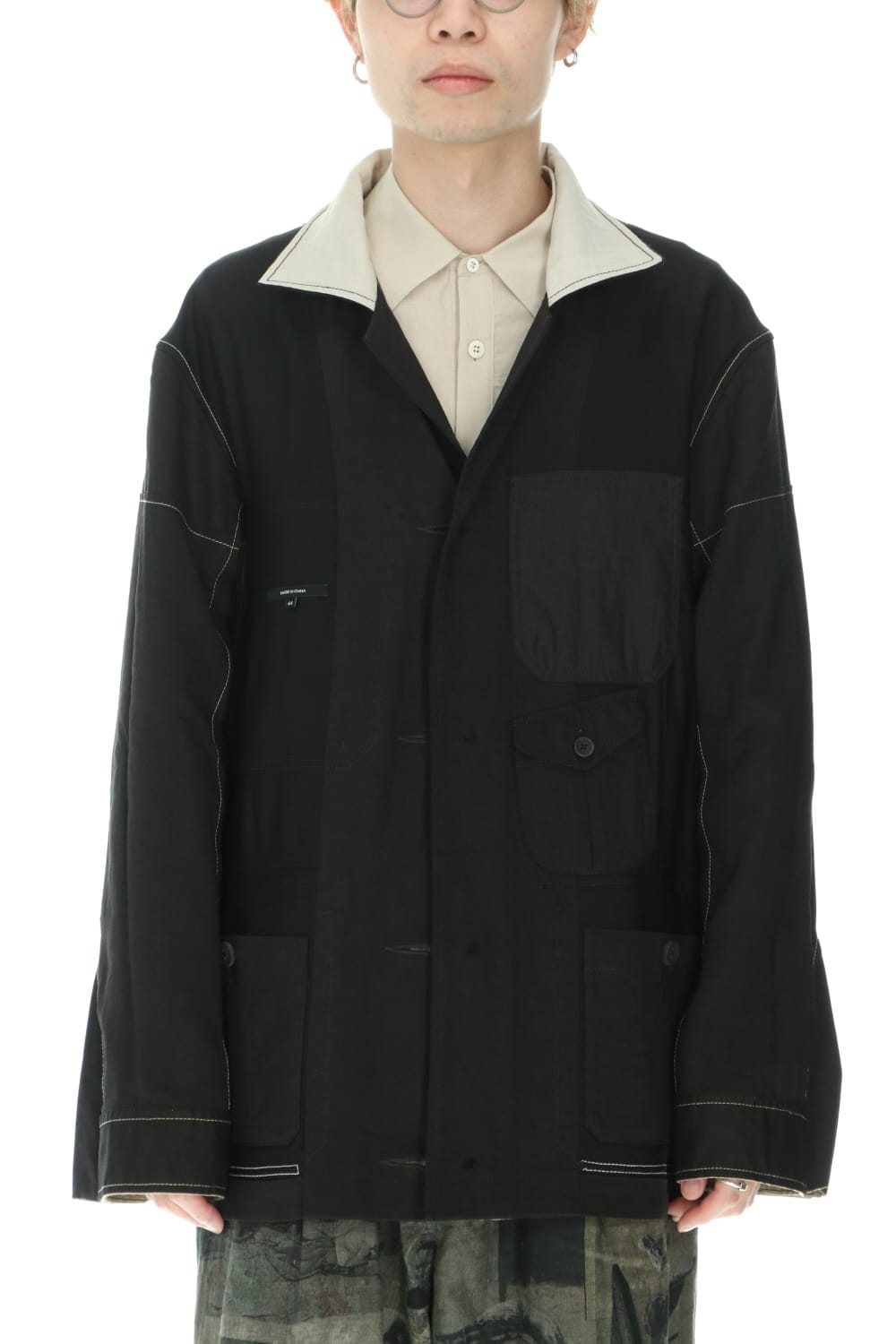 Inside out Loose fit Safari jacket