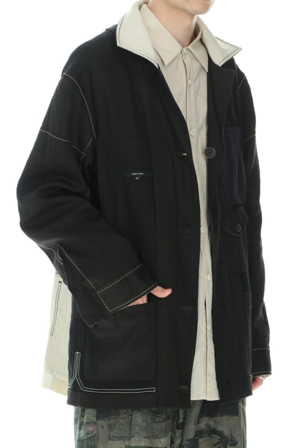 Inside out Loose fit Safari jacket