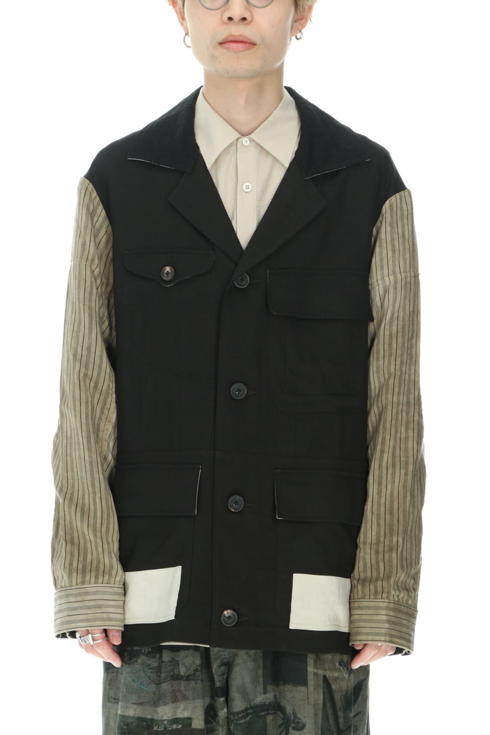 Inside out Loose fit Safari jacket