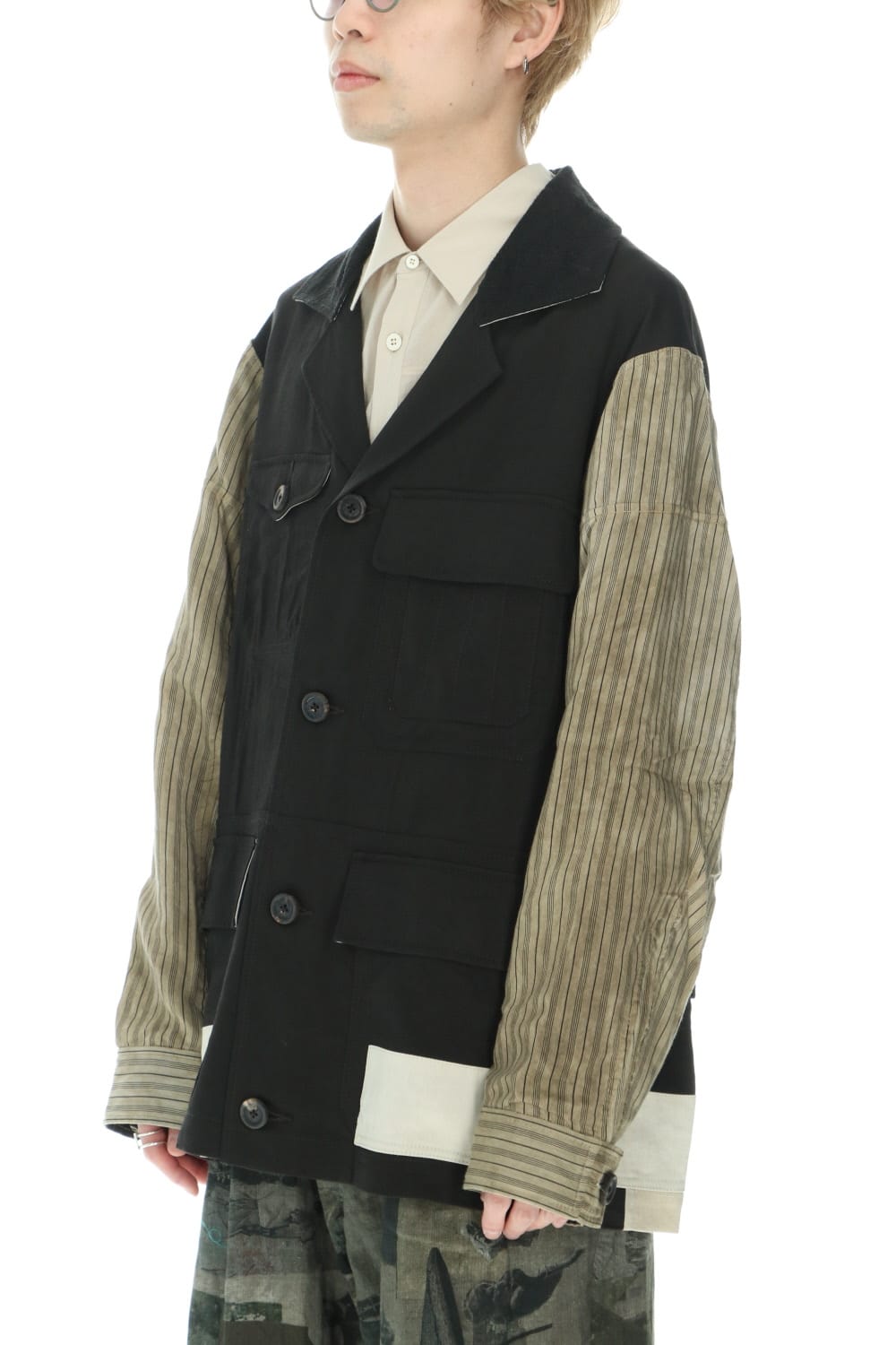 Inside out Loose fit Safari jacket