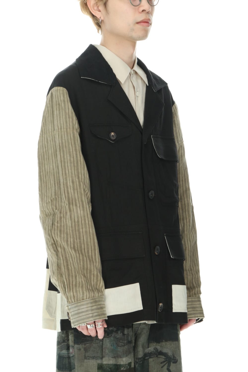 Inside out Loose fit Safari jacket