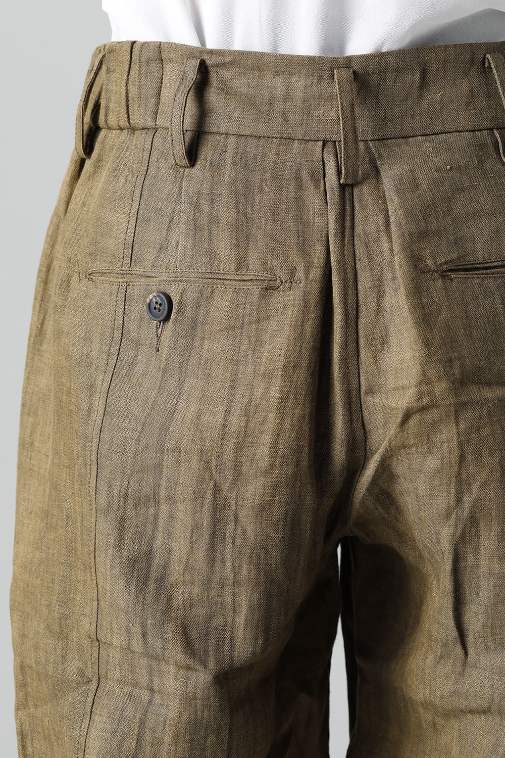 Cropped Tapered Cut Trousers