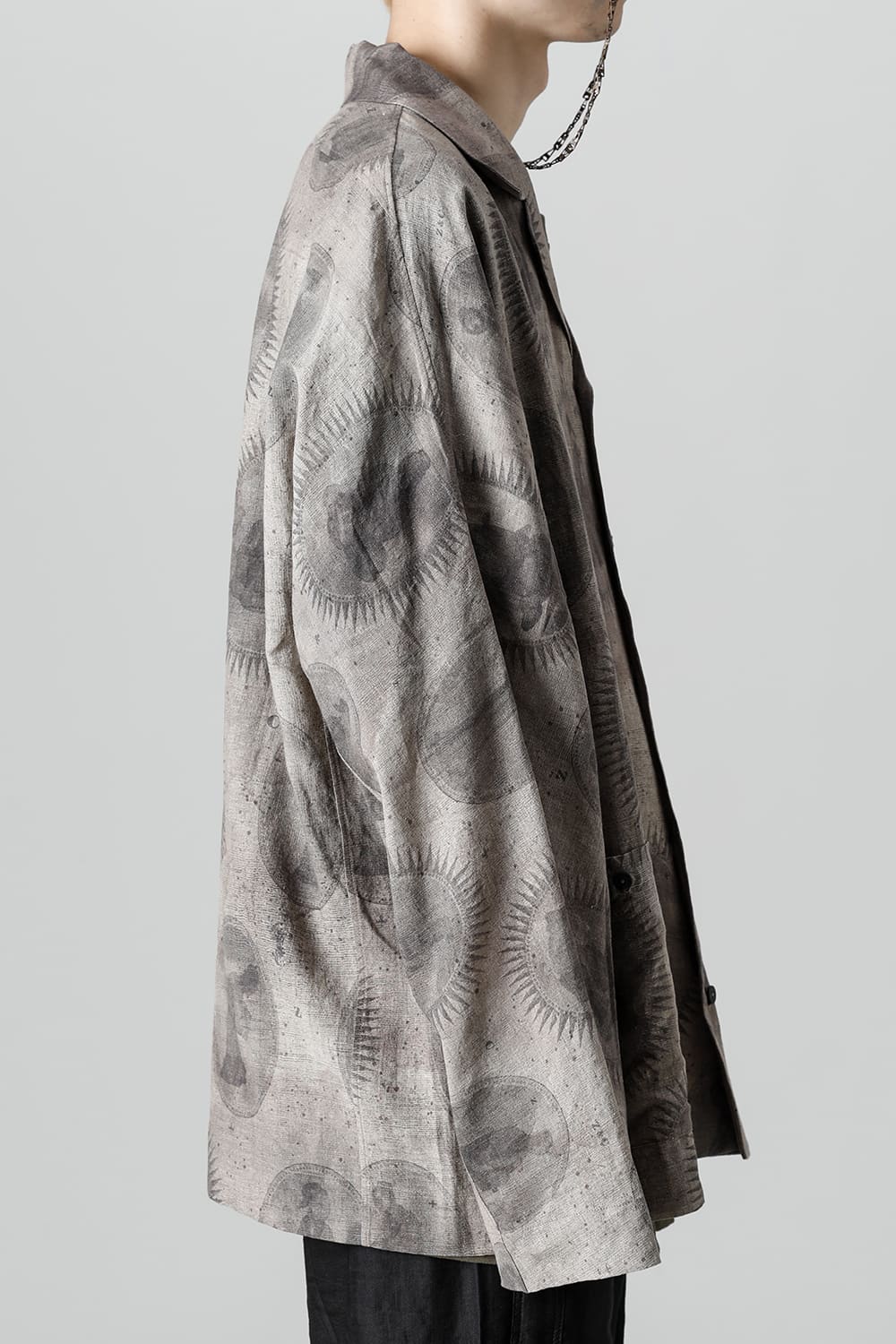 Printed Oversized Field Shirt