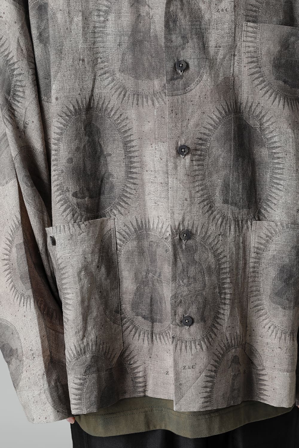 Printed Oversized Field Shirt