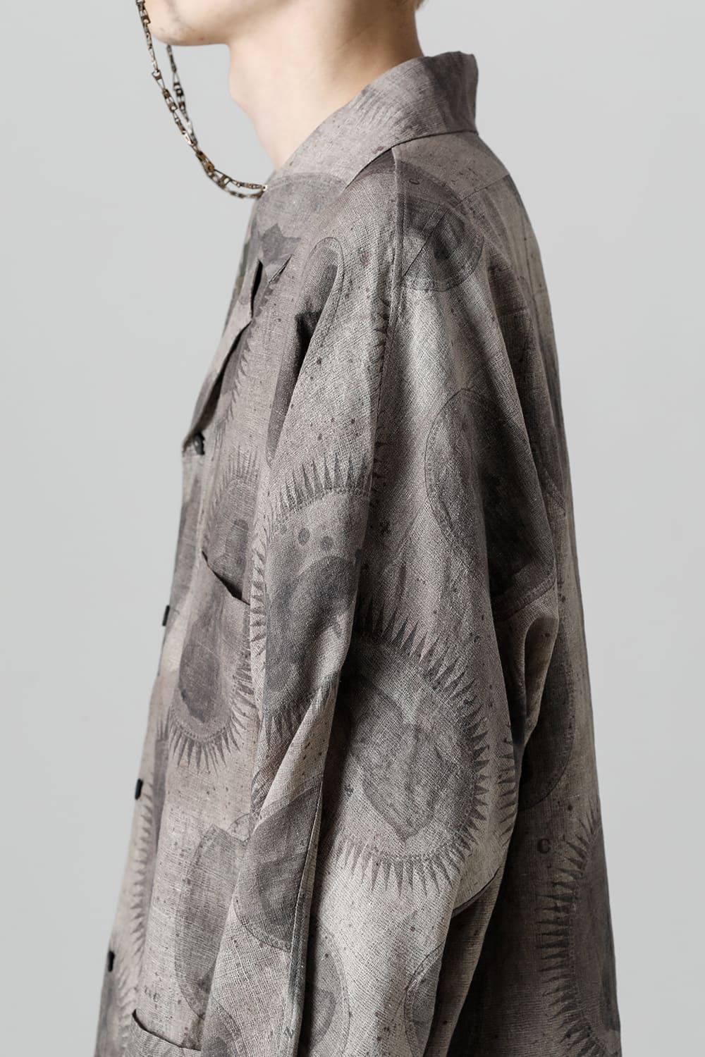 Printed Oversized Field Shirt