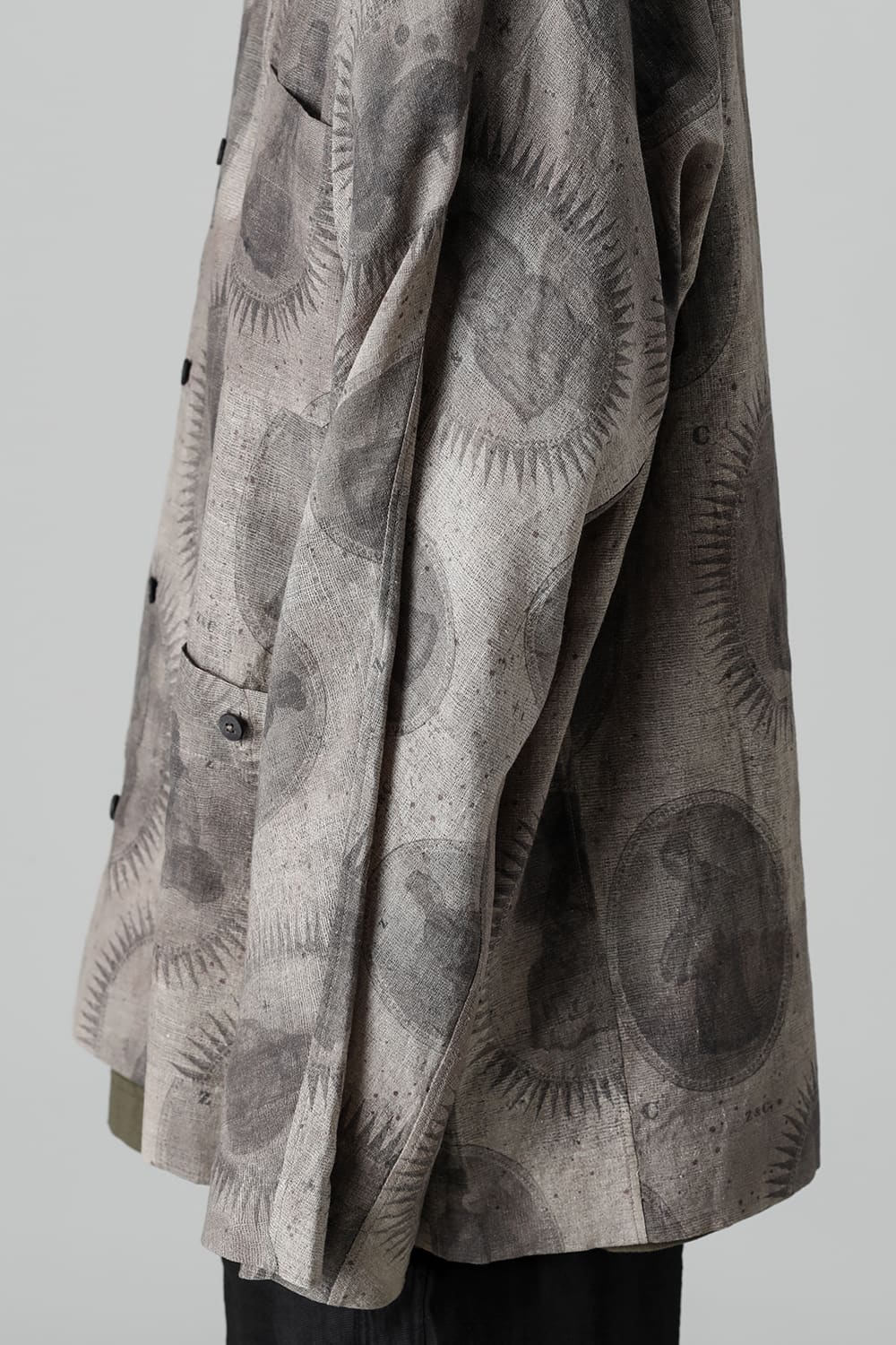 Printed Oversized Field Shirt