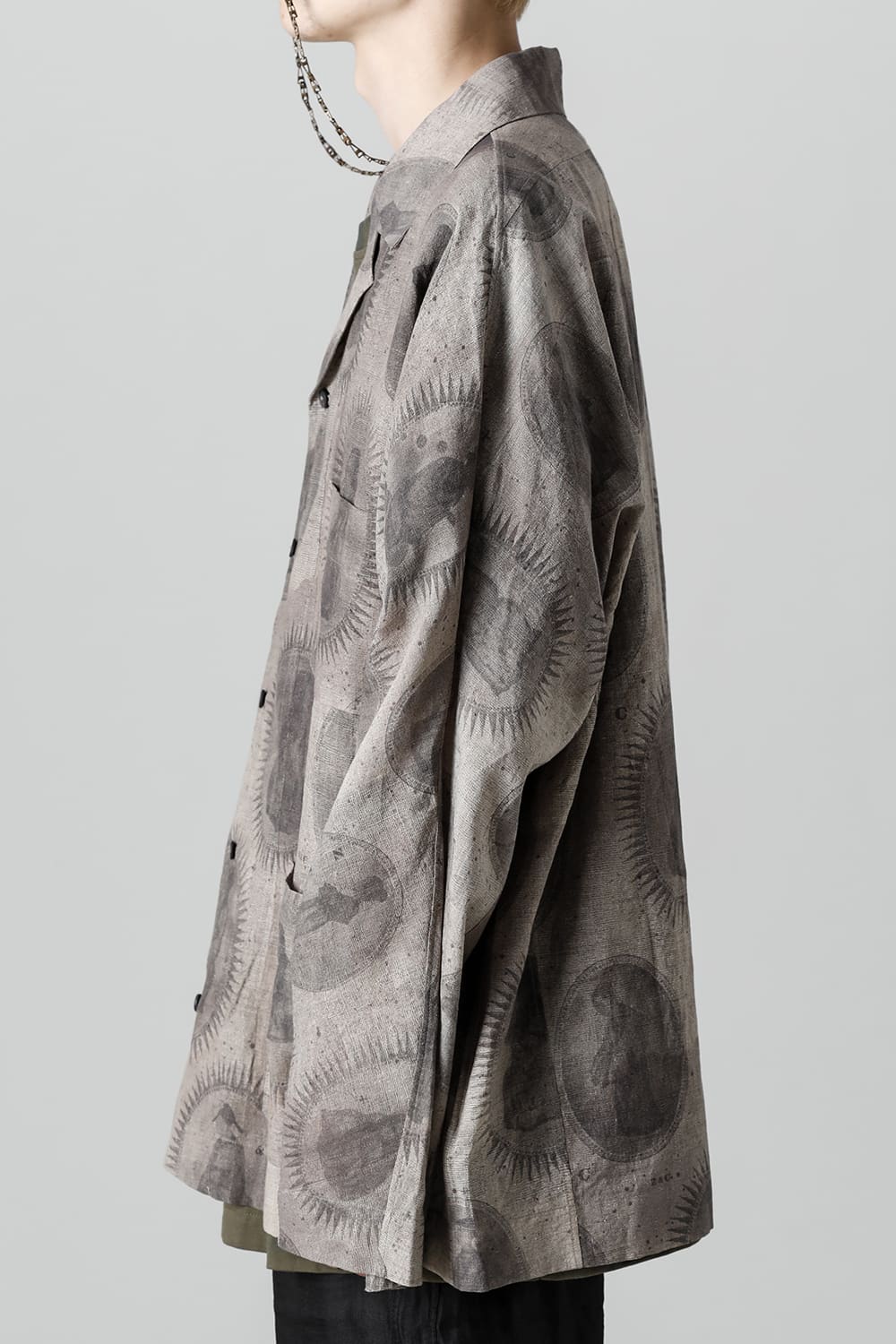 Printed Oversized Field Shirt