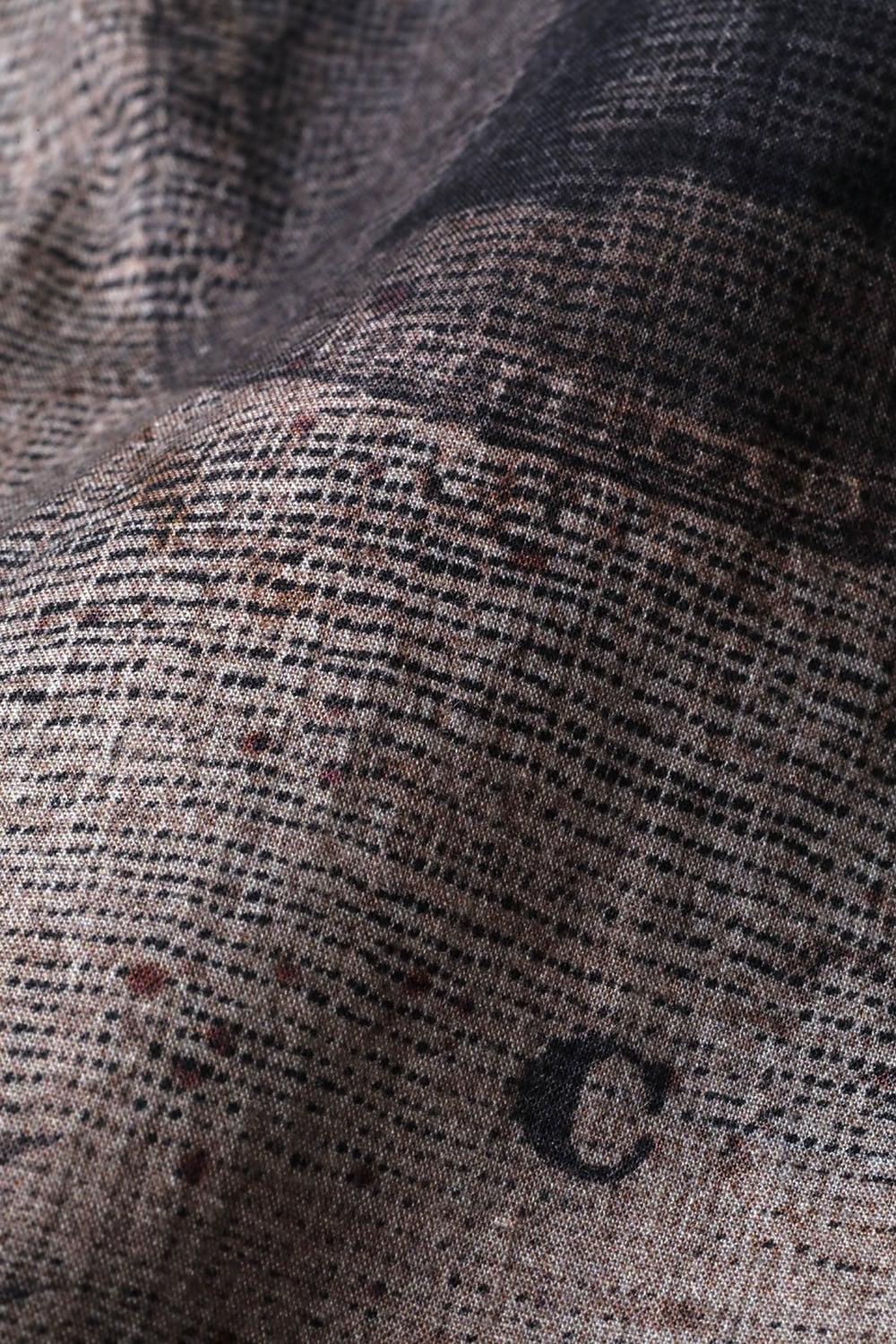 Elongated Shirt With Scholar Print