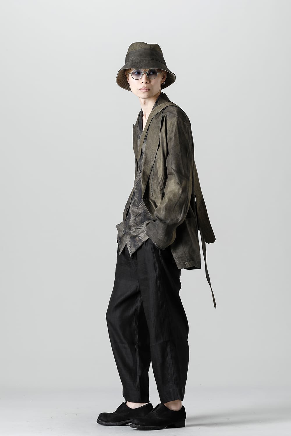 ルーズフィット シングル ブレステッド ブレザー