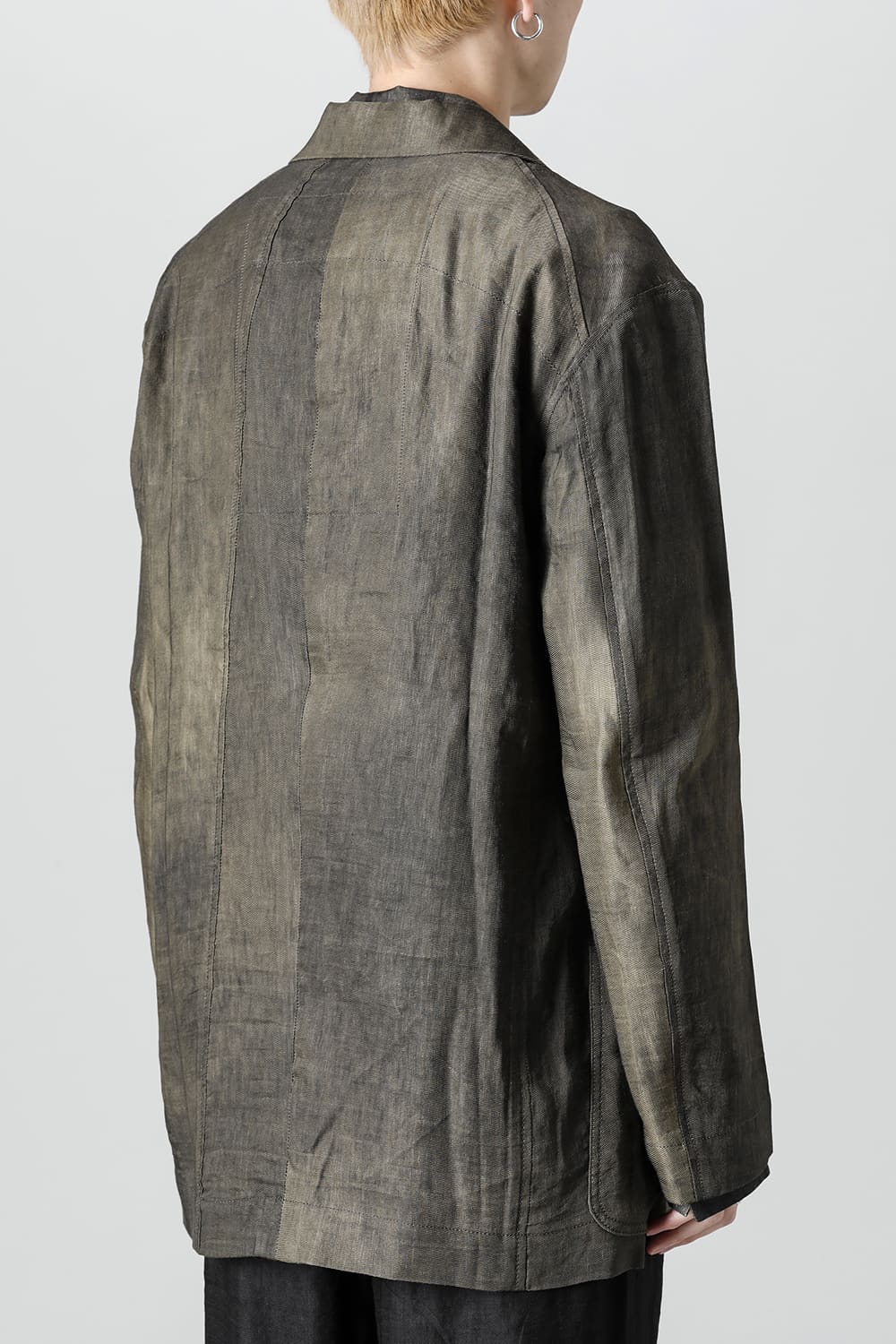 ルーズフィット シングル ブレステッド ブレザー