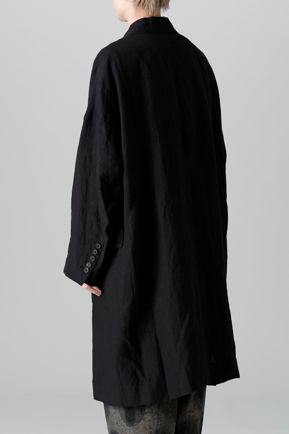 リバーシブル コラージュ ロングコート