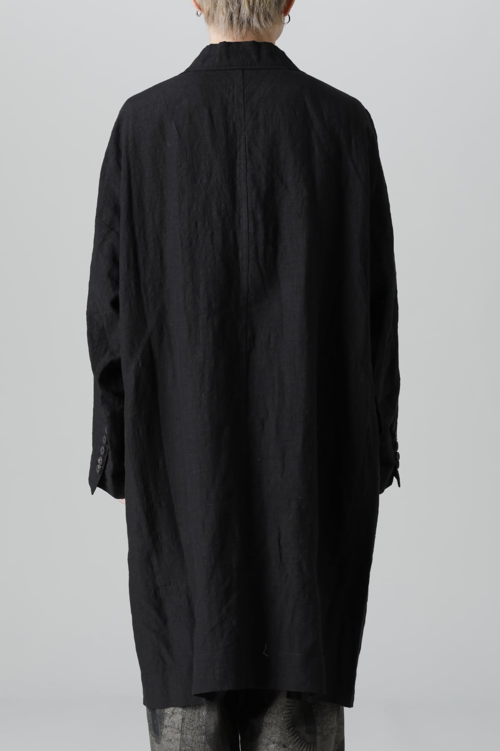 リバーシブル コラージュ ロングコート