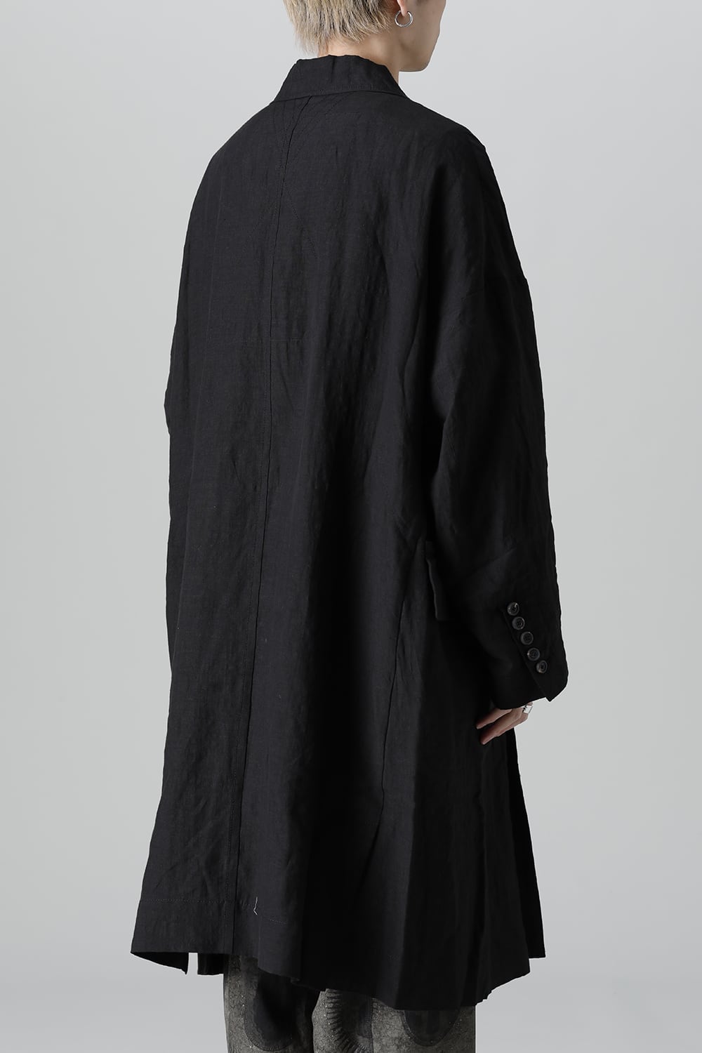 リバーシブル コラージュ ロングコート