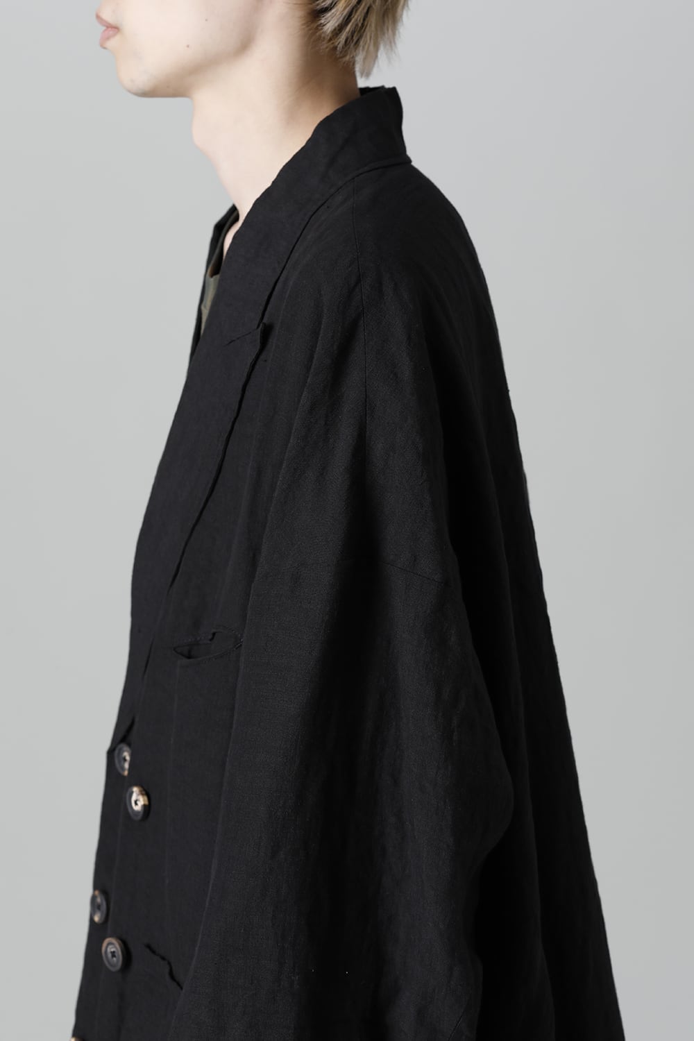 リバーシブル コラージュ ロングコート