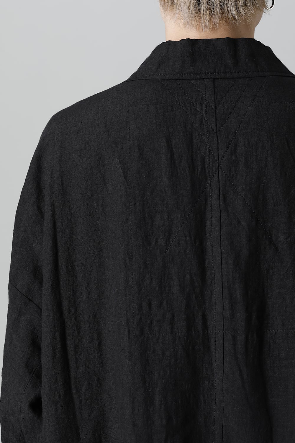 リバーシブル コラージュ ロングコート